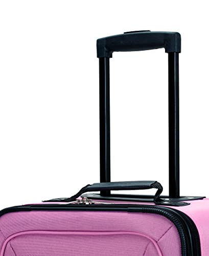 Rockland Journey Softside Upright Luggage Set, Expandable, 4-Piece K56322