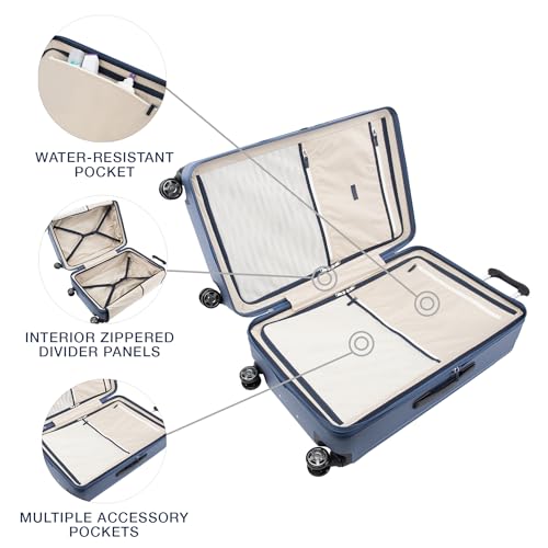 Travelpro Platinum Elite Hardside Expandable Carry-On Luggage, 8 Wheel Spinner, TSA Lock, 20-Inch X826544