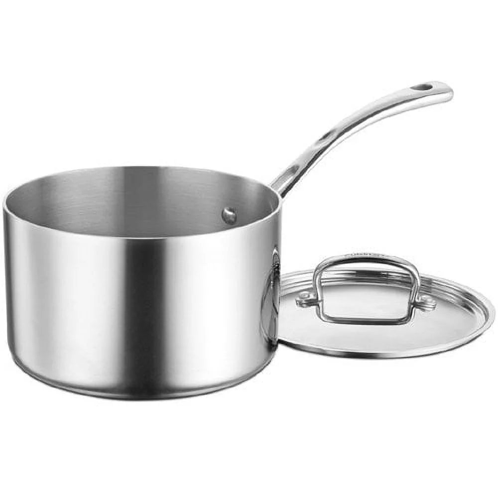 Cuisinart Triple Ply Stainless Steel 1-Quart Saucepan H611021