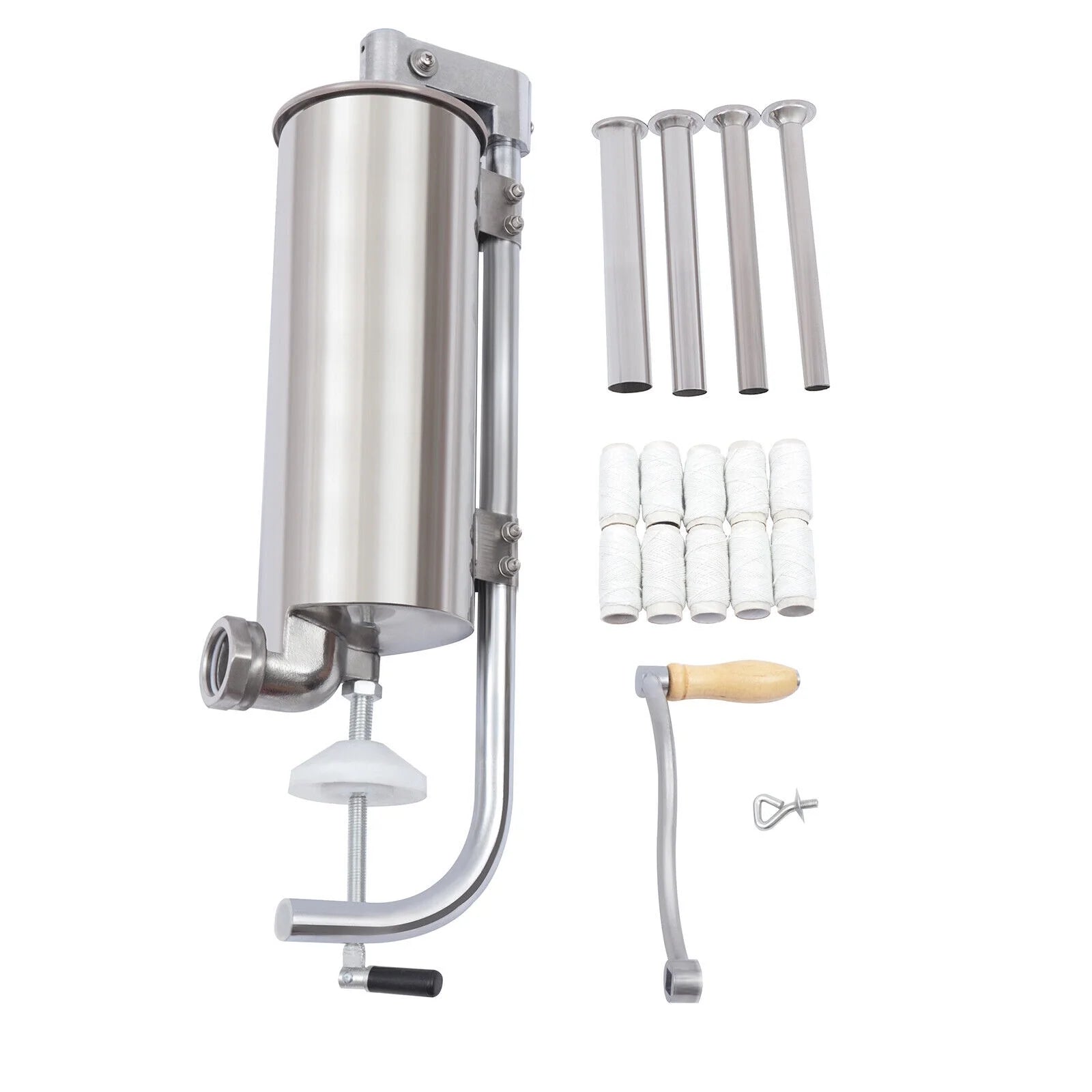 3L Vertical Manual Meat Sausage Stuffer Machine Stainless Steel F46029