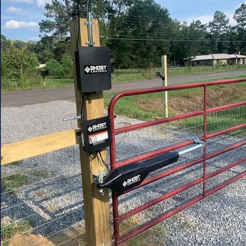 Ghost Controls TDS2 Heavy-Duty Automatic Swing Gate Opener Kit with Long-Range Remote N9848