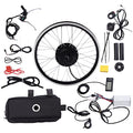 20Inch Electric Bike Conversion Kit, 36V 350W E-Bike Front Wheel Motor, 5-Speed Front Wheel Electric Bike Conversion kit, Bicycle Controller with LCD Display Controller Brake, Rated Speed 300RPM