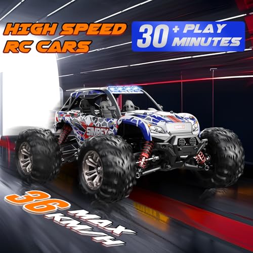 1/16 Scale 4WD RC Monster Truck, 36 KPH High-Speed, 2.4 GHz Remote Control E9489