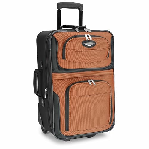 Travel Select Amsterdam 4-Piece Softside Expandable Luggage Set, Gray V976