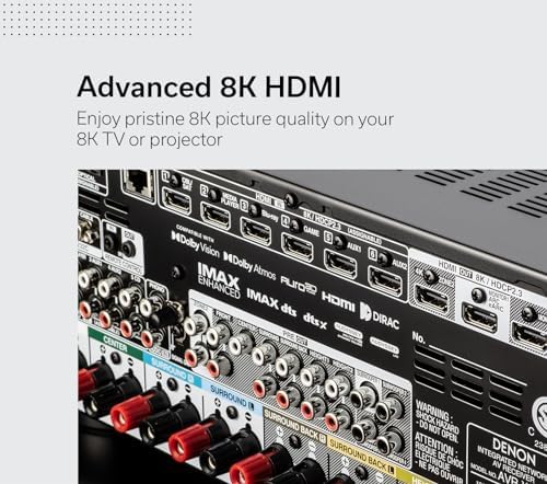 Denon AVR-X3800H 9.4-Ch 8K UHD Home Theater Receiver D255486