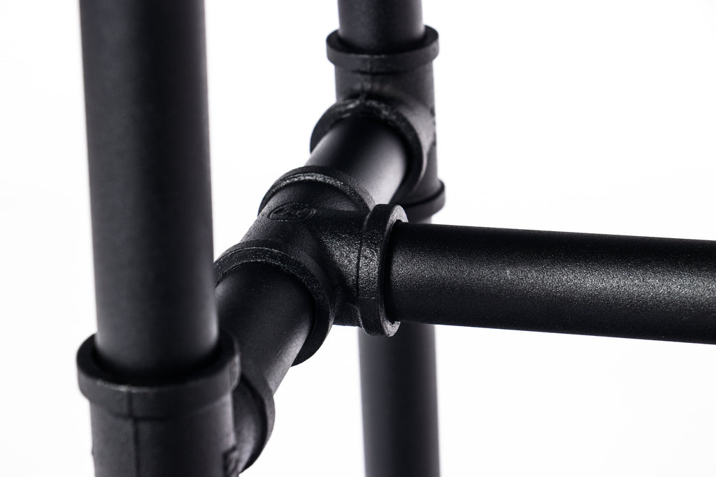 ATT Hardware Industrial Black Iron Pipe Coffee Table Leg Set Z13852