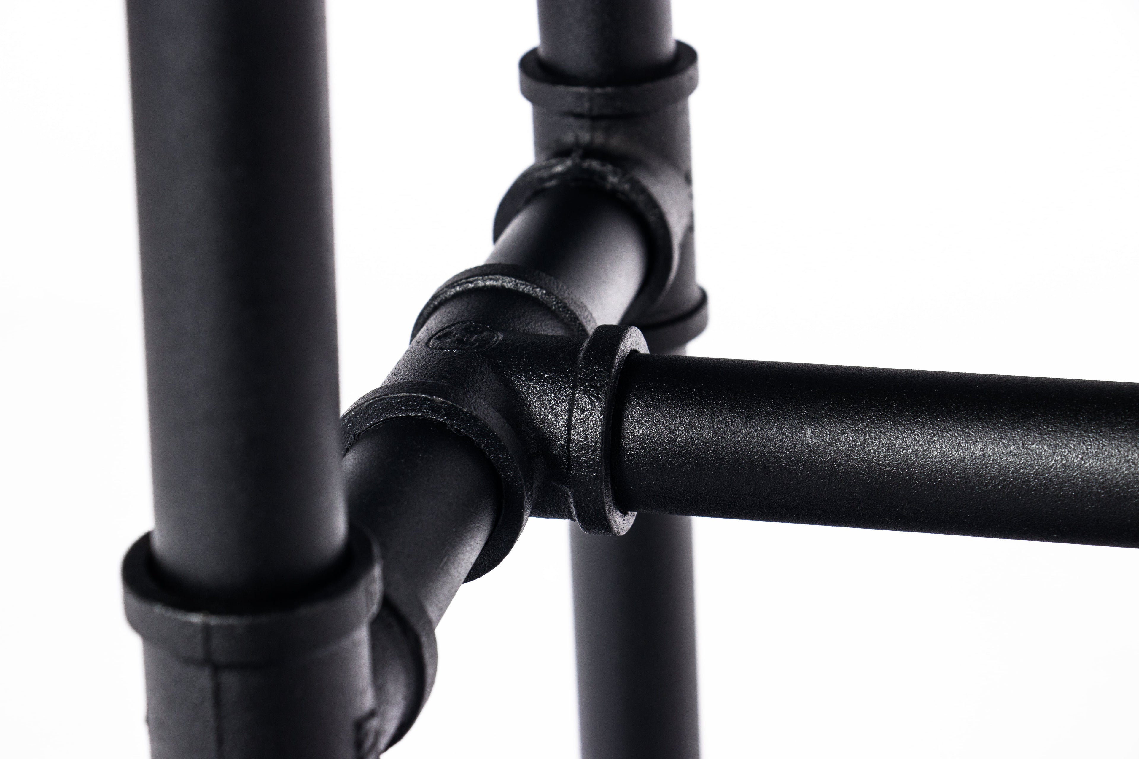 ATT Hardware Industrial Black Iron Pipe Coffee Table Leg Set Z13852