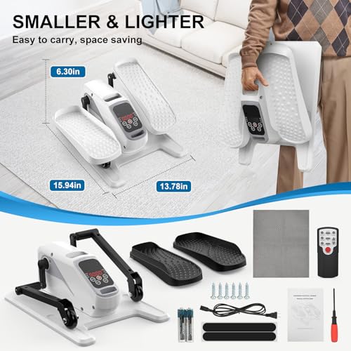 VIVURN® 018 Under Desk Elliptical Machine for Seniors, Quiet & Portable O32733