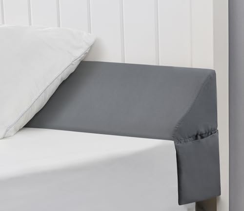 Vekkia King Bed Wedge Pillow for Headboard Mattress Gap Filler, Blue 76"x10"x6" C139495
