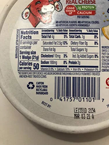The Laughing Cow Spreadable Cheese Wedge Variety Pack T68137