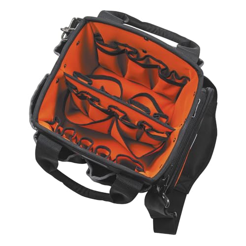 Klein Tools 55419SP-14 Tool Bag with Shoulder Strap, 14 Pockets O8402