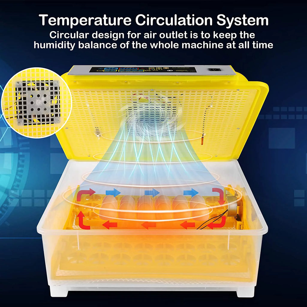 48 Egg Automatic Incubator with Temperature Control and Egg Turning U72330