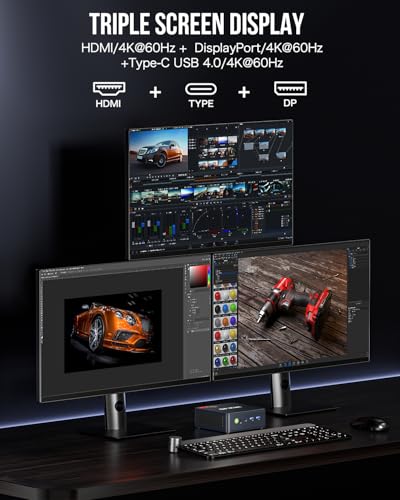 GMKtec K11 AMD Ryzen 9 8945HS 32GB DDR5 1TB Mini PC Desktop Computer X186