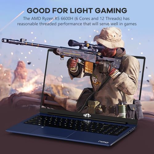 NIMO 15.6" FHD Gaming Laptop, AMD Ryzen 5, 32GB RAM 1TB SSD O691531