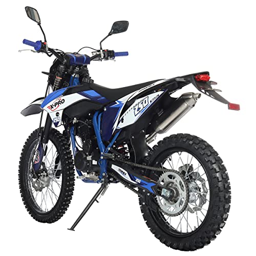 X-PRO Titan DLX 250cc Gas Dirt Bike Pit Bike Adult Bike, 21"/18" Wheels, Green A13711