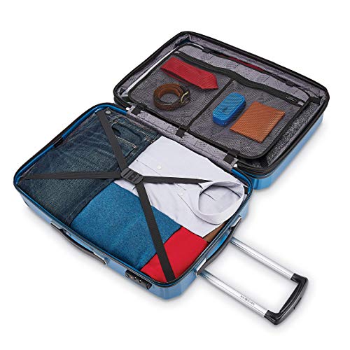 Samsonite Winfield 3 DLX Hardside Expandable Luggage, Silver, Carry-On 20-Inch F64293