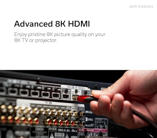 Denon AVR-X3800H 9.4-Ch 8K UHD Home Theater Receiver D255486