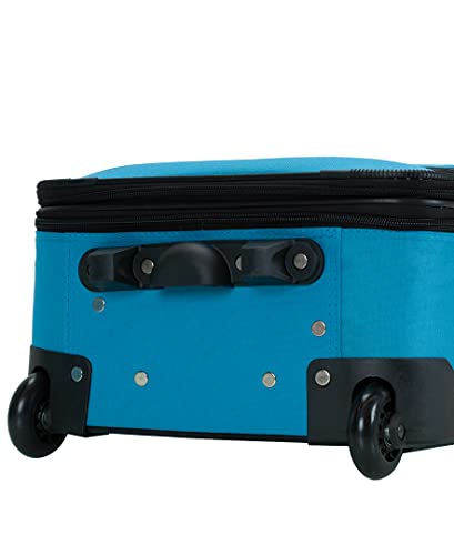 Rockland Journey Softside Upright Luggage Set, Expandable, 4-Piece K56322