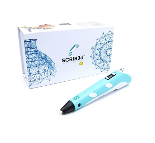 SCRIB3D P1 3D Printing Pen with Display and PLA Filament Starter Set N288002