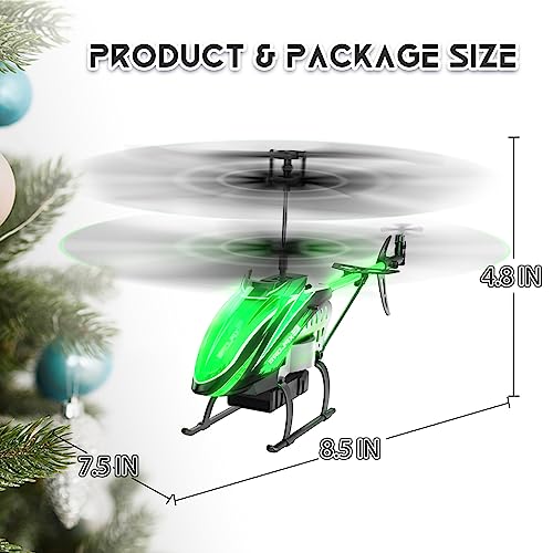 RC Helicopter for Kids with 30Mins Flight, 2 Batteries, LED Lights U8129