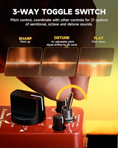 Donner Morpher Mini Distortion Guitar Pedal 3 Modes for Electric Guitar V47970