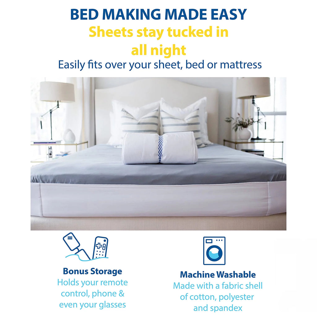 Sanmadrola Bed Sheet Holder, Mattress Corner Straps, Queen 60" x 80" K408730