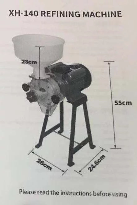 Commercial Electric Wet Grain Flour Grinder Rice Corn Wheat 2200W 110V E5528