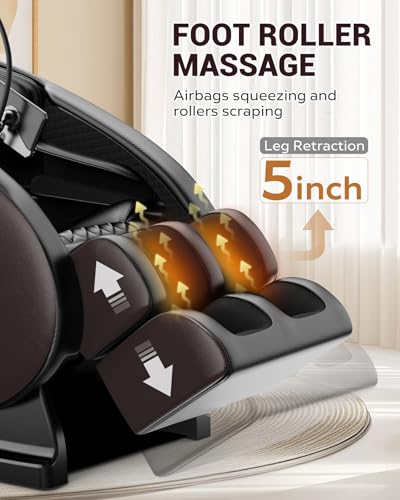 Zero Gravity Full Body Massage Chair Recliner with Heat and Bluetooth I86545