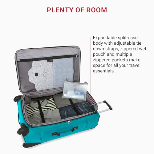 SwissGear Sion Softside Expandable Roller Luggage 3 Piece Set N784870