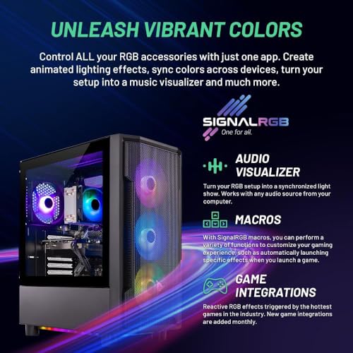 Skytech Nebula Gaming PC Desktop, Ryzen 5 5600, RTX 3050, 1TB SSD, 16GB RAM Q7363