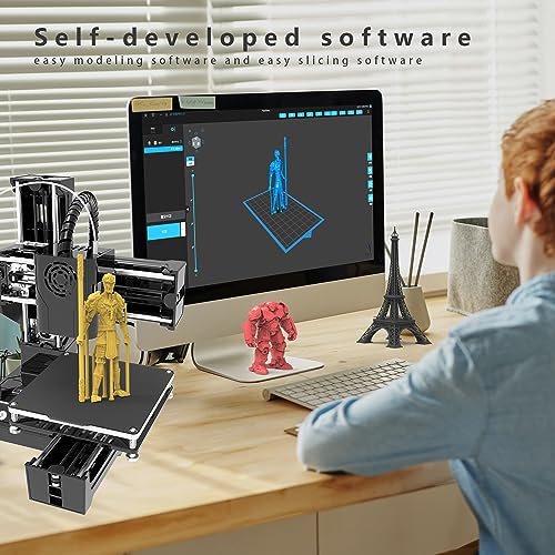 K9 FDM Mini 3D Printer for Kids and Beginners, High Printing Accuracy N778898