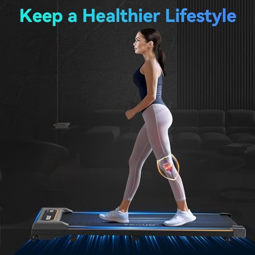 Walking Pad Treadmill for Home Office with Remote Control and LED Display Z243747