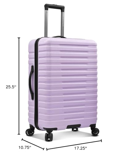 U.S. Traveler Boren Polycarbonate Hardside Carry-on Suitcase with 8 Spinner Wheels, Teal, 22-Inch S2578