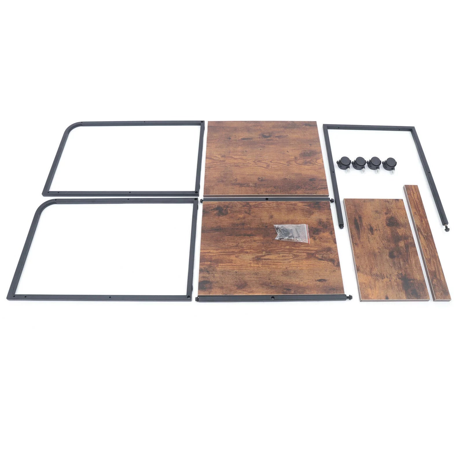 3-Tier Printer Stand with Storage Rolling Cart T6391