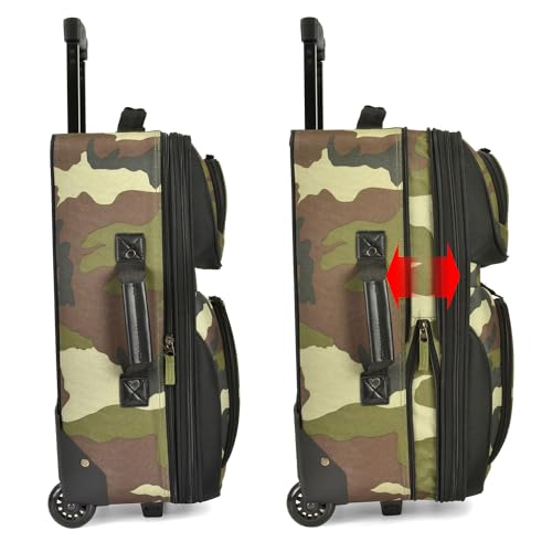 U.S. Traveler Rio Expandable Carry-on Luggage, Orange R95197