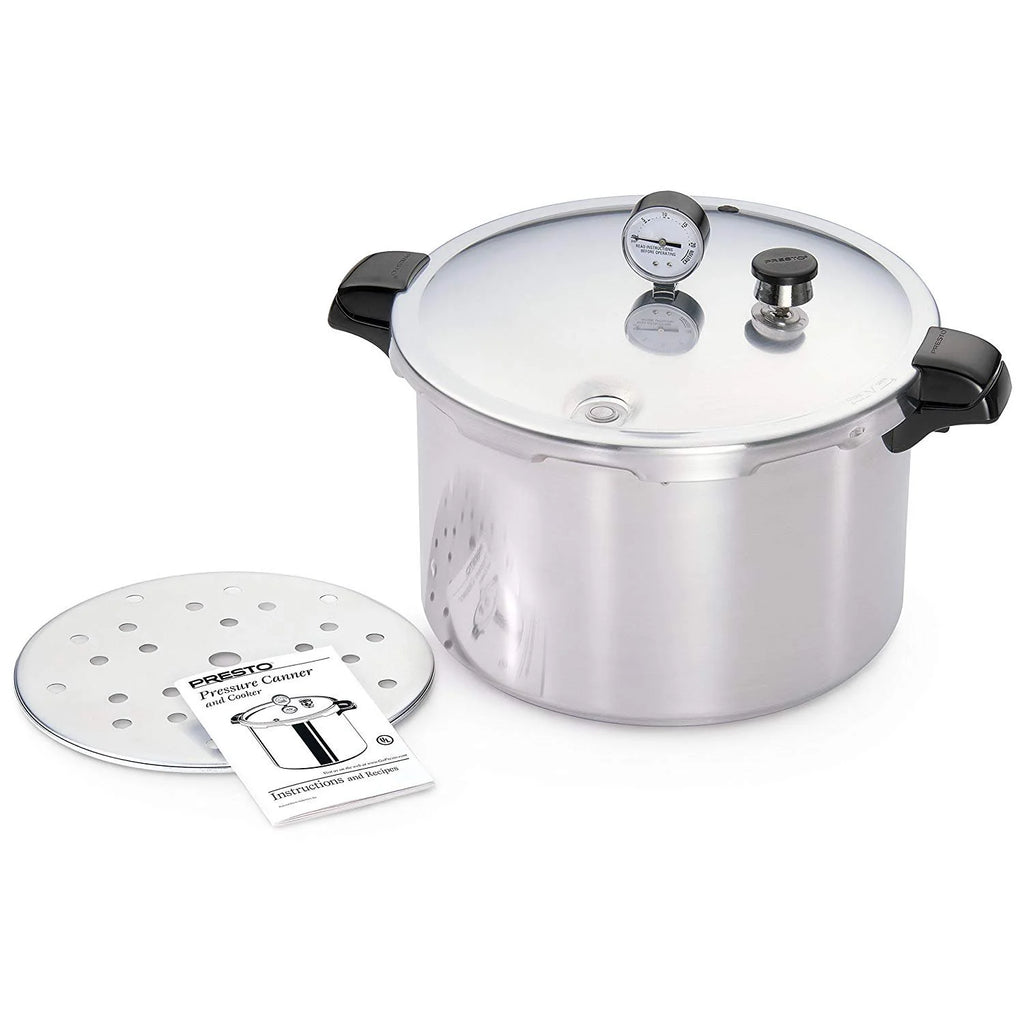 Presto 01755 16-Quart Aluminum Pressure Canner, Silver C401736