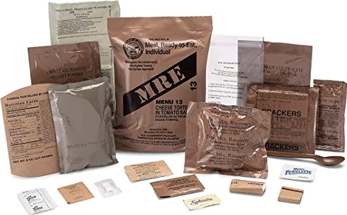 U.S. Military Surplus MREs Assorted Flavor 4-Pack P8115