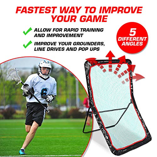 Lacrosse Rebounder 4x7ft for Backyard Training Q196