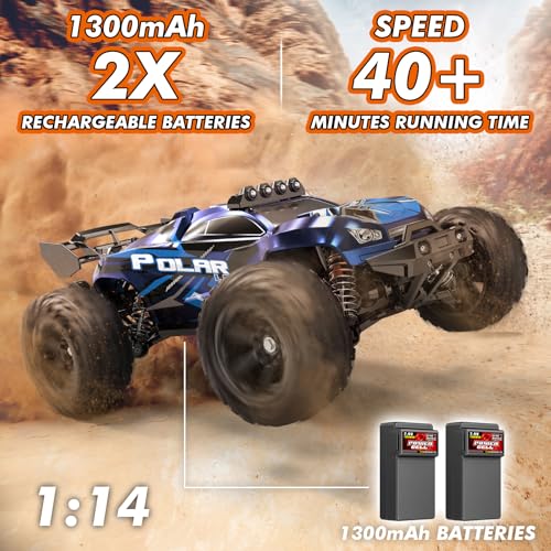 RC Car 1:14 All Terrain 4WD Off-Road Truck for Adults & Boys F604
