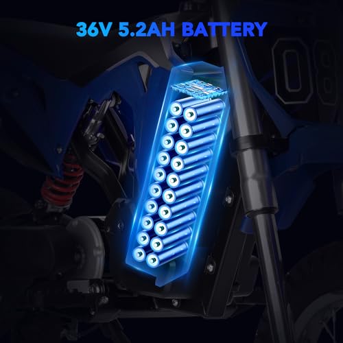 Kids Electric Dirt Bike 36V 350W, 16 MPH, Ages 5-8 C762