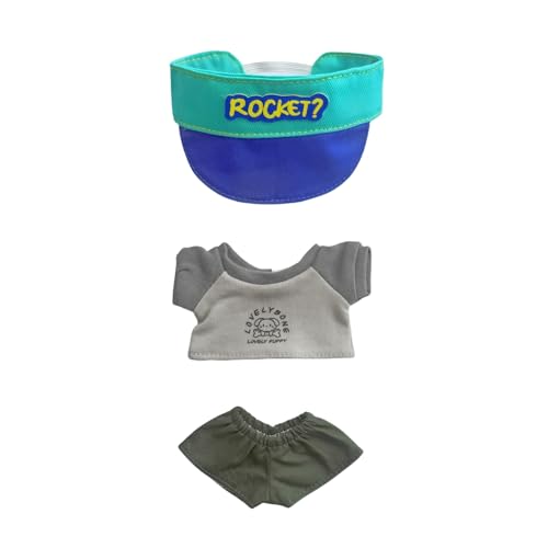 17cm Doll Clothes Set, 5 Pieces Casual Outfit for 6.7in Dolls G33820
