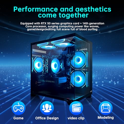Gaming PC Desktop Intel Core i5 14400F RTX 4060 32GB RAM 1TB SSD A945