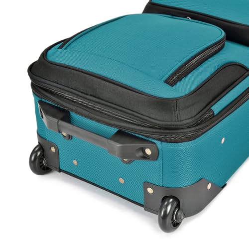 U.S. Traveler Rio Expandable Carry-on Luggage, Orange R95197