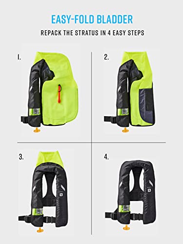 BLUESTORM Stratus 35 Inflatable Life Jacket PFD for Adults, USCG Approved K83495