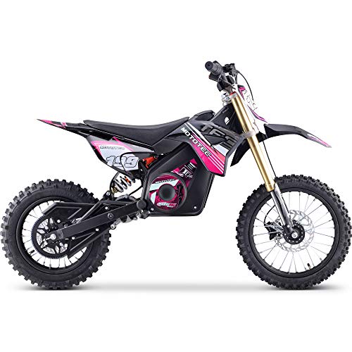 MotoTec 48v Pro Electric Dirt Bike 1800w Lithium Pink L9605