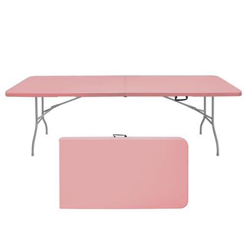 Portable Plastic Folding Table 4ft Heavy Duty Indoor Outdoor Y145657