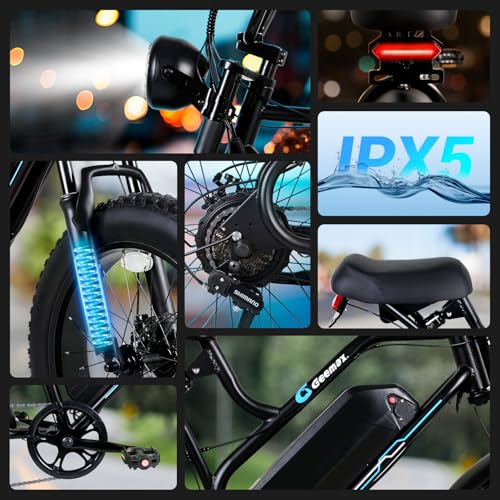 Fat Tire Electric Bike for Adults 1500W 48V 20x4" All Terrain W487