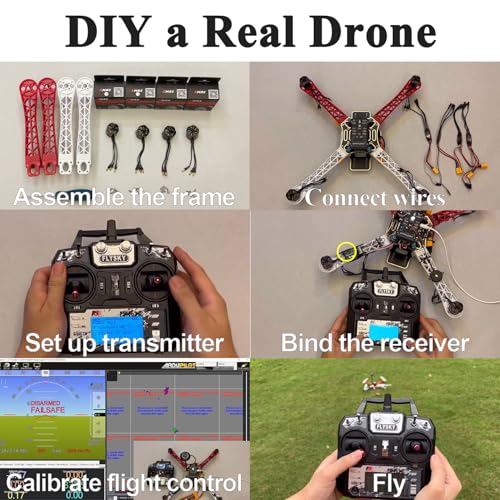 HAWK'S WORK F450 Drone Kit DIY Quadcopter Set with Pixhawk GPS and Brushless Motor X224