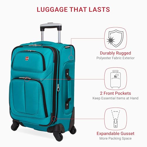 SwissGear Sion Softside Expandable Roller Luggage 3 Piece Set N784870