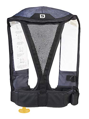 BLUESTORM Atmos 40 Inflatable PFD Life Jacket for Adults, USCG Approved T664265